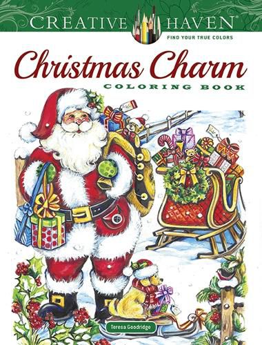 Cover image for Creative Haven Christmas Charm Coloring Book