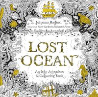 Cover image for Lost Ocean: An Inky Adventure & Colouring Book