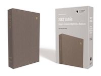 Cover image for NET Bible, Single-Column Reference, Cloth over Board, Gray, Comfort Print: Holy Bible