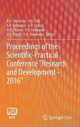 Cover image for Proceedings of the Scientific-Practical Conference  Research and Development - 2016