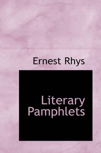 Cover image for Literary Pamphlets