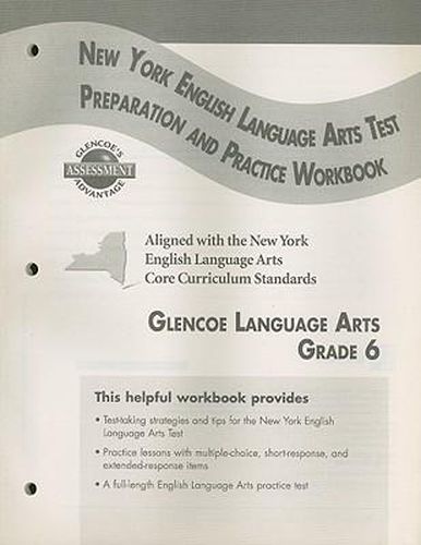 Cover image for Glencoe Literature: Reading with Purpose, Grade 6, New York English/Language Arts Test Preparation and Practice Workbook