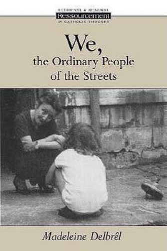 Cover image for We, the Ordinary People of the Streets