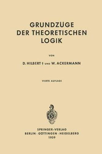 Grundzuge Der Theoretischen Logik