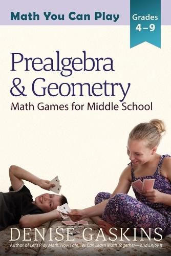Cover image for Prealgebra & Geometry: Math Games for Middle School