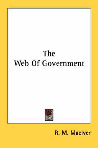 Cover image for The Web of Government