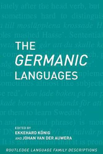 Cover image for The Germanic Languages