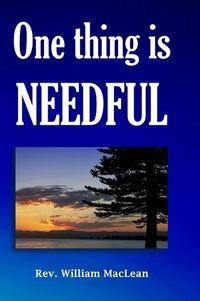 Cover image for One thing is needful