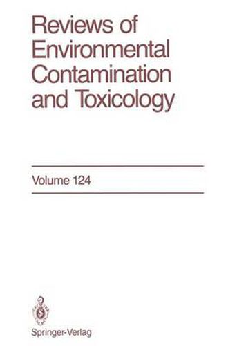 Cover image for Reviews of Environmental Contamination and Toxicology: Continuation of Residue Reviews