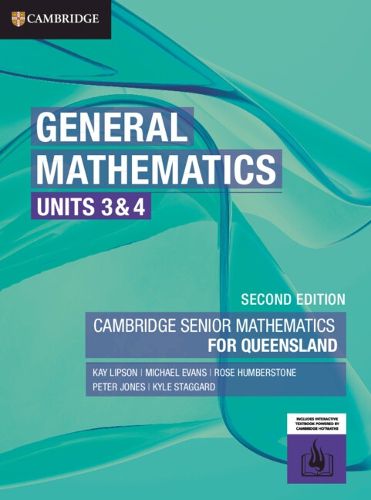 Cover image for General Mathematics Units 3&4 for Queensland