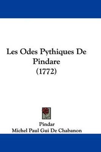 Les Odes Pythiques de Pindare (1772)