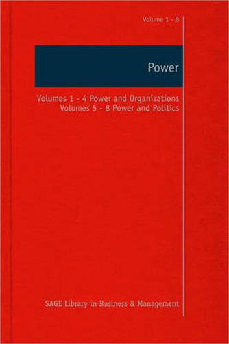 Cover image for Power: Collection: Power and Organizations Power and Politics