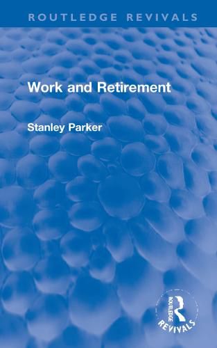 Cover image for Work and Retirement