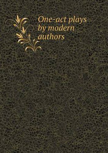 Cover image for One-act plays by modern authors