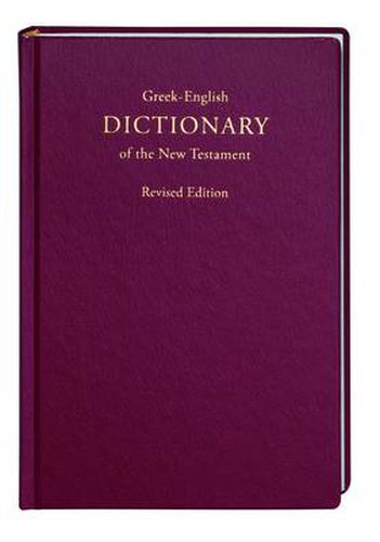 Cover image for A Concise Greek-English Dictionary of the New Testament