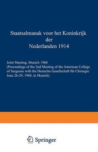 Staatsalmanak voor het Koninkrijk der Nederlanden.1914