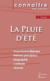 Cover image for Fiche de lecture La Pluie d'ete de Marguerite Duras (Analyse litteraire de reference et resume complet)