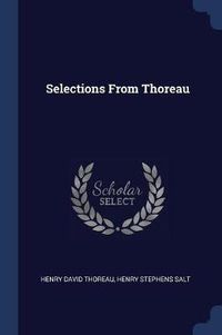 Cover image for Selections from Thoreau