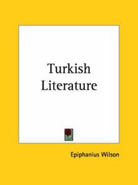 Cover image for Turkish Literature (1901)