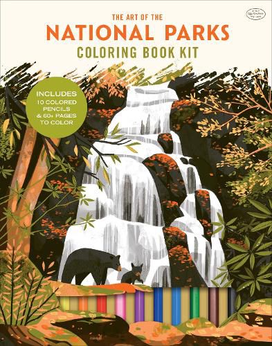 Cover image for The Art of the National Parks Coloring Book Kit