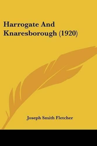 Cover image for Harrogate and Knaresborough (1920)