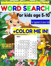 Cover image for Themed Word Search for kids age 5-10