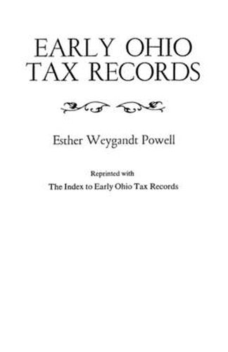 Cover image for Early Ohio Tax Records