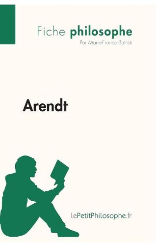 Cover image for Arendt (Fiche philosophe): Comprendre la philosophie avec lePetitPhilosophe.fr