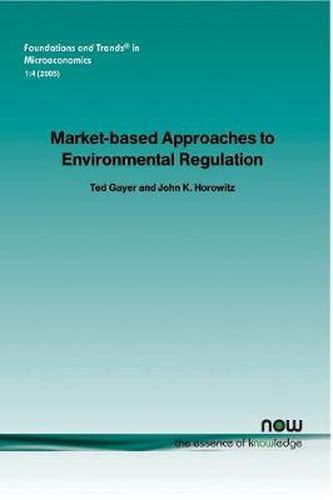 Cover image for Market-based Approaches to Environmental Regulation