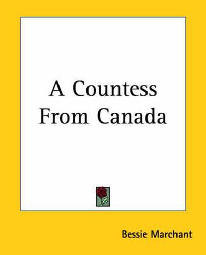 Cover image for A Countess From Canada