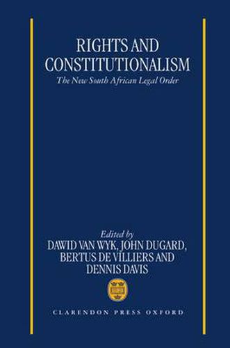 Cover image for Rights and Constitutionalism