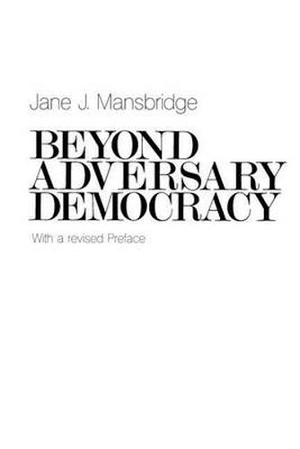 Cover image for Beyond Adversary Democracy