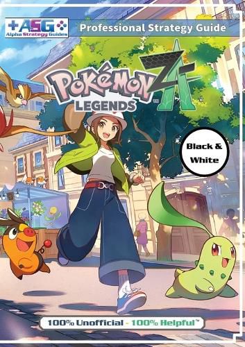 Cover image for Pokemon Legends Z-A Strategy Guide Book (Black and White Budget-Friendly Edition)