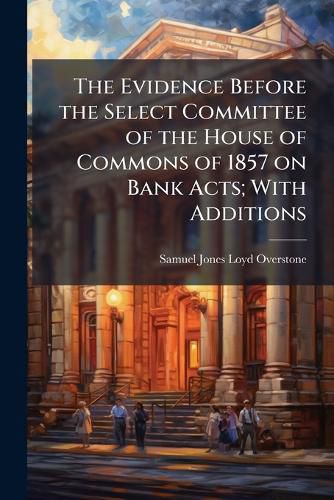 Cover image for The Evidence Before the Select Committee of the House of Commons of 1857 on Bank Acts; With Additions