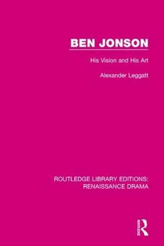 Cover image for Ben Jonson: His Vision and His Art
