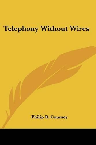 Cover image for Telephony Without Wires