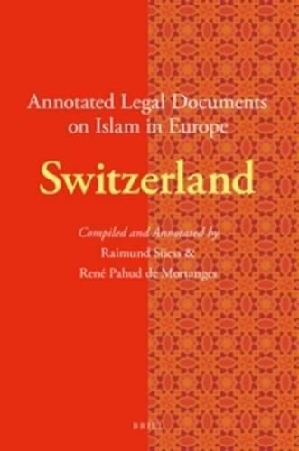 Cover image for Annotated Legal Documents on Islam in Europe: Switzerland