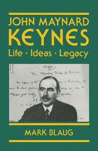 Cover image for John Maynard Keynes: Life, Ideas, Legacy