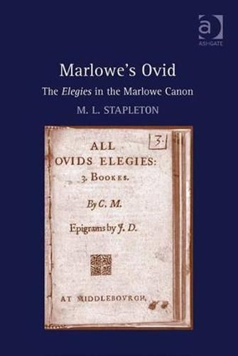 Cover image for Marlowe's Ovid: The Elegies in the Marlowe Canon