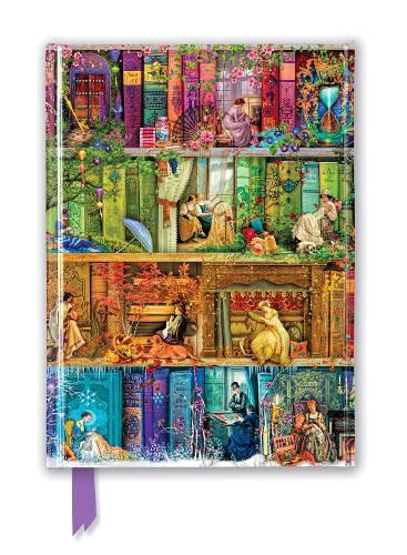 Cover image for Foiled Journal #162 A Stitch In Time Bookshelves