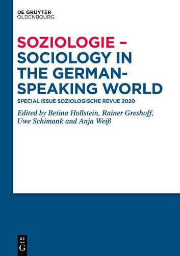 Cover image for Soziologie - Sociology in the German-Speaking World: Special Issue Soziologische Revue 2020
