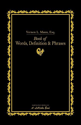 Book of Words, Definitions, & Phrases