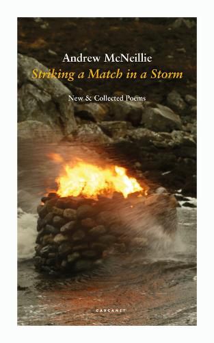 Cover image for Striking a Match in a Storm: New and Collected Poems