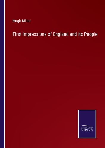 Cover image for First Impressions of England and its People