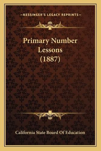 Cover image for Primary Number Lessons (1887)