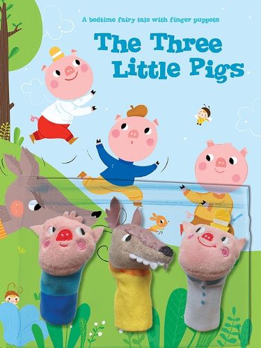 Cover image for A Bedtime Fairy Tale with Finger Puppets: The Three Little Pigs