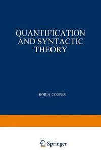 Cover image for Quantification and Syntactic Theory