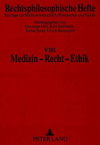 Cover image for Medizin - Recht - Ethik