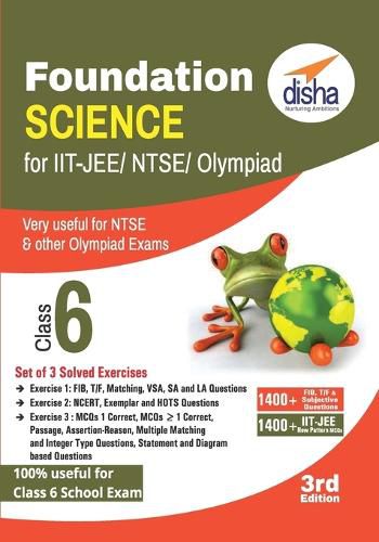 Cover image for Foundation Science for IIT-JEE/ NEET/ NTSE/ Olympiad Class 6 - 3rd Edition