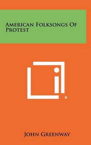 Cover image for American Folksongs of Protest